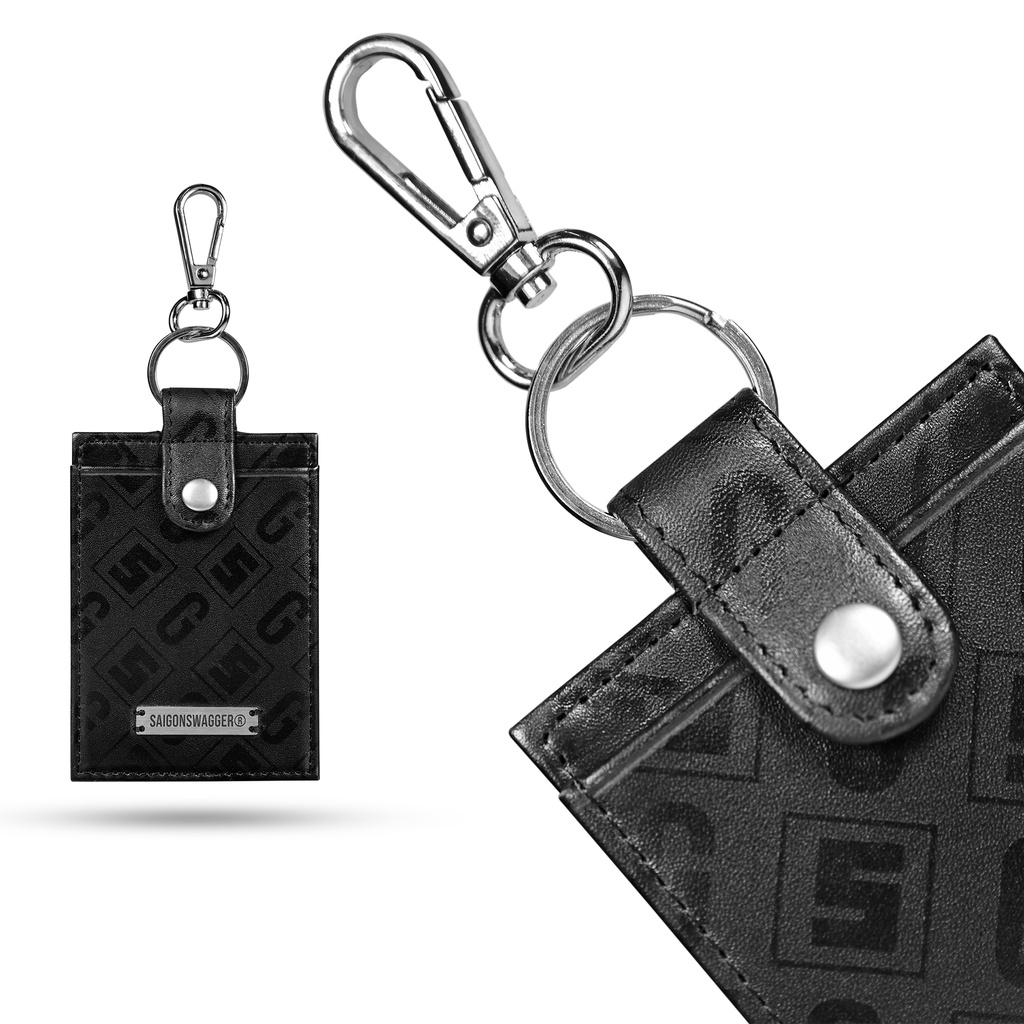 Móc Khóa Dọc Da In SAIGON SWAGGER Eclipse Card Keychain