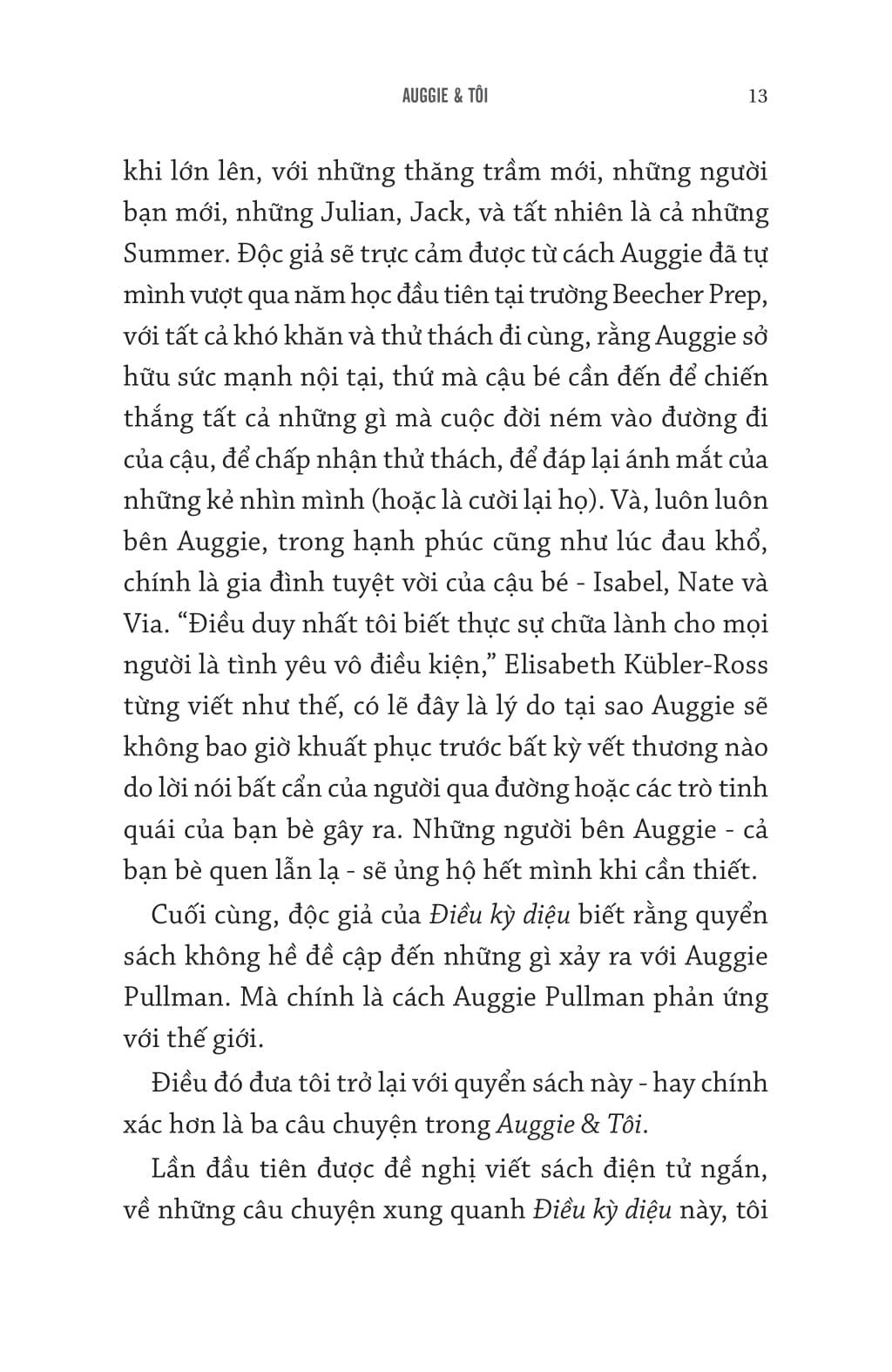 Auggie & Tôi: Ba Câu Chuyện Về Điều Kỳ Diệu