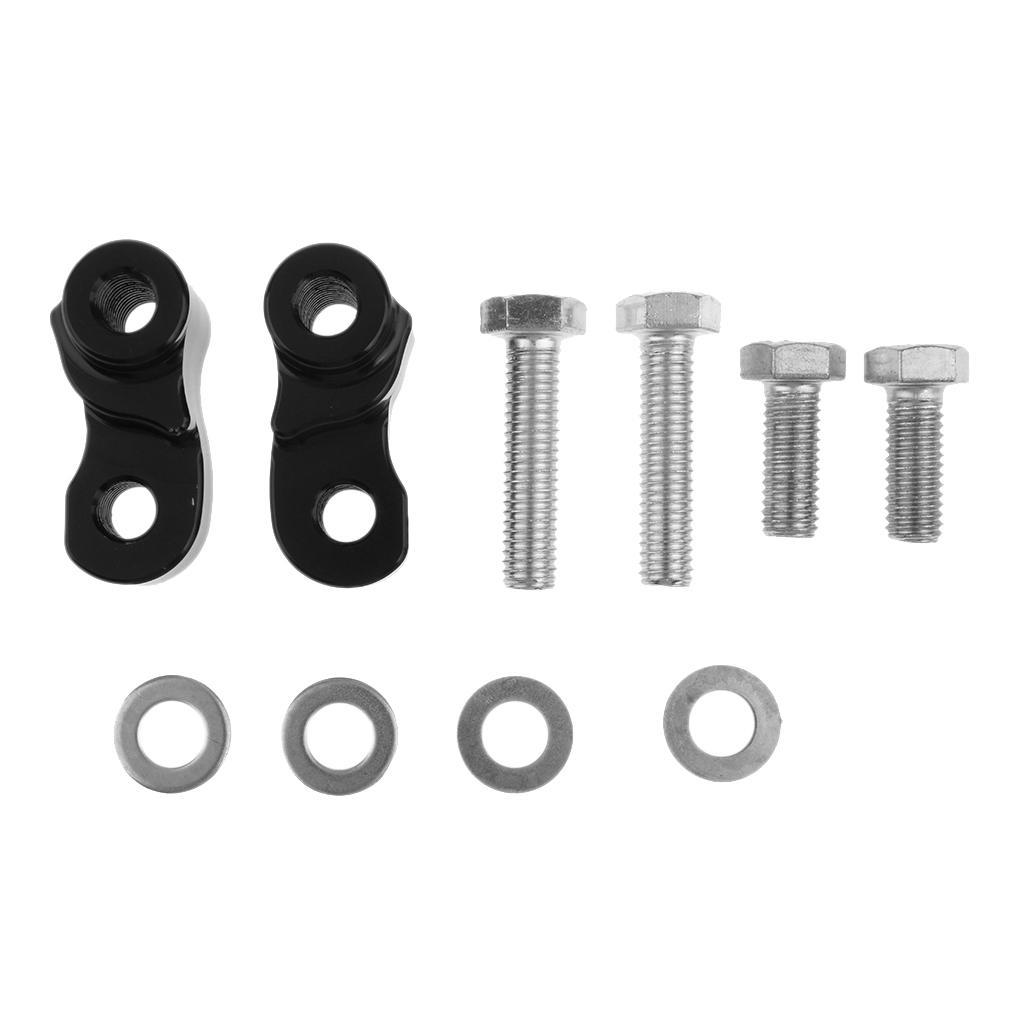 1" CNC Black Rear Lowering Kit For XL 883 1200 2005-2016