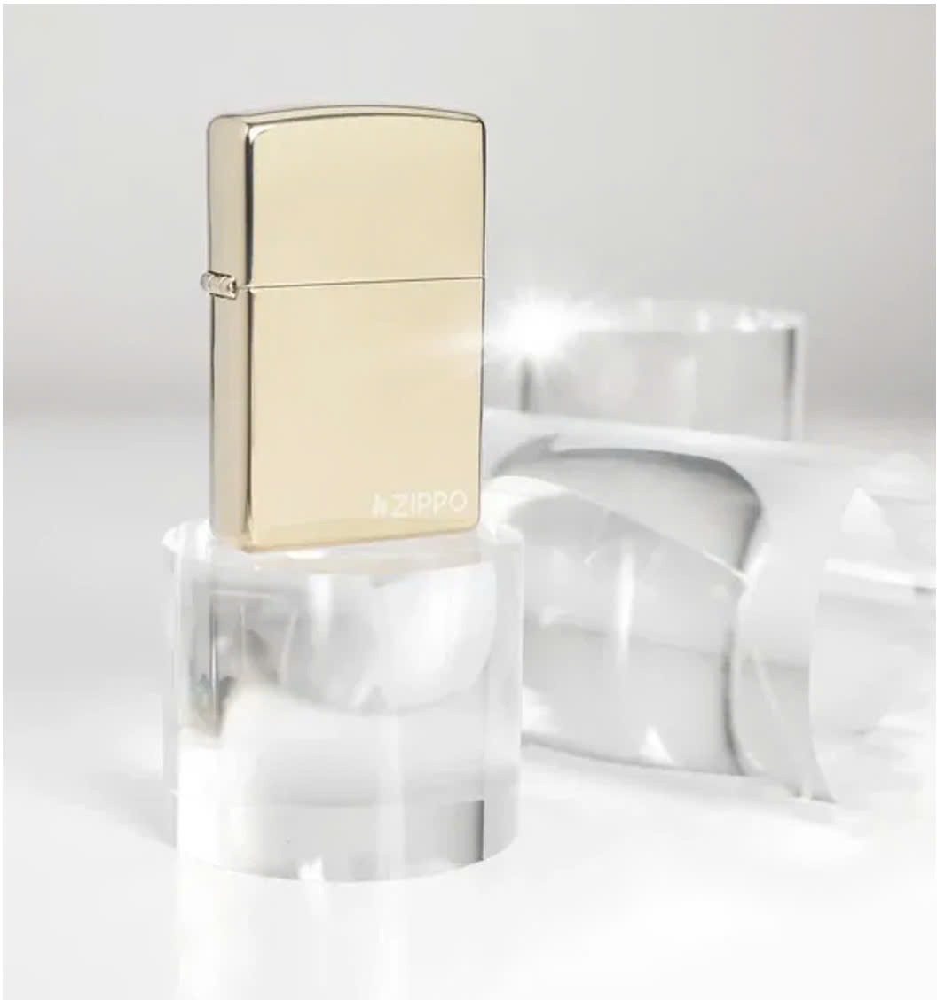 Zippo 46682ZL Classic Champagne Zippo Logo - Chính hãng 100%