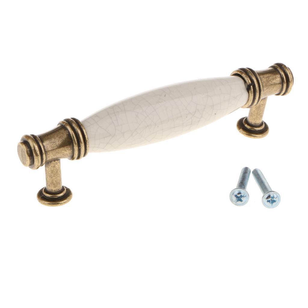 5 Pieces Vintage Elegant Cabinet Pull Knobs Door Handle