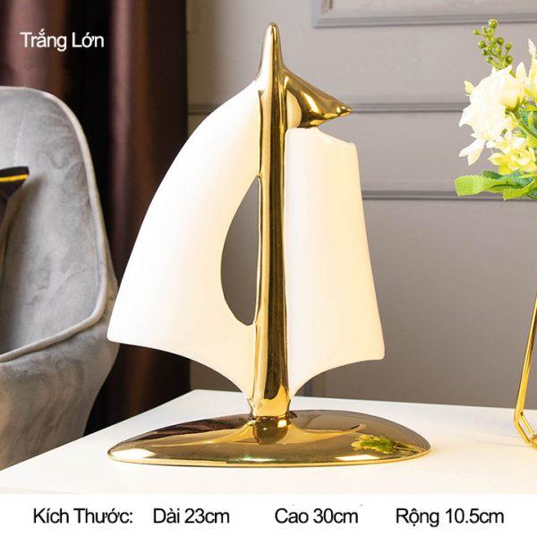 Đồ Trang Trí Bằng Gốm Sứ Thuận Buồm Xuôi Gió TD16