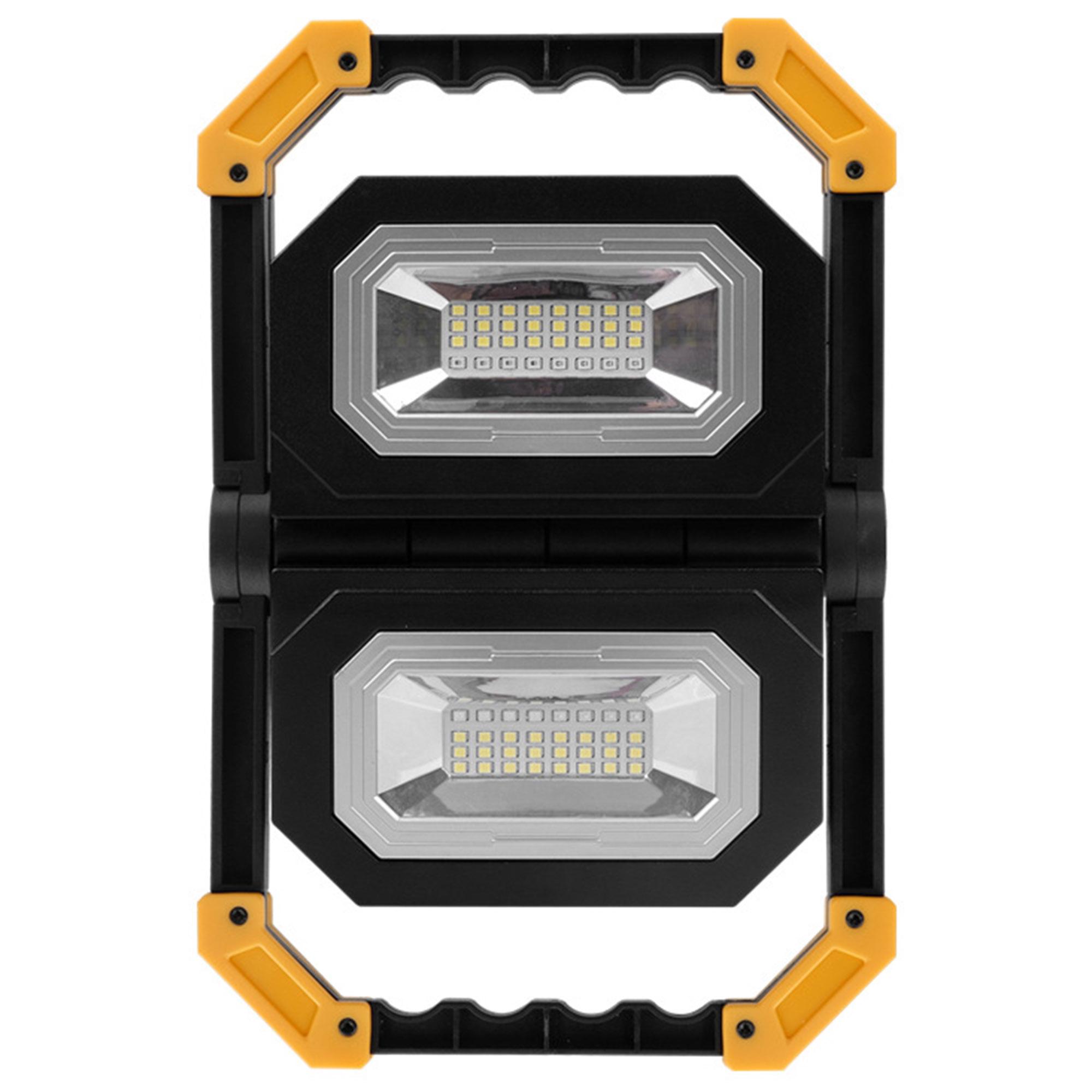 Đèn LED di động IP65 không thấm nước có thể sạc lại, 2 chế độ điều chỉnh ánh sáng màu xanh/màu đỏ ánh sáng