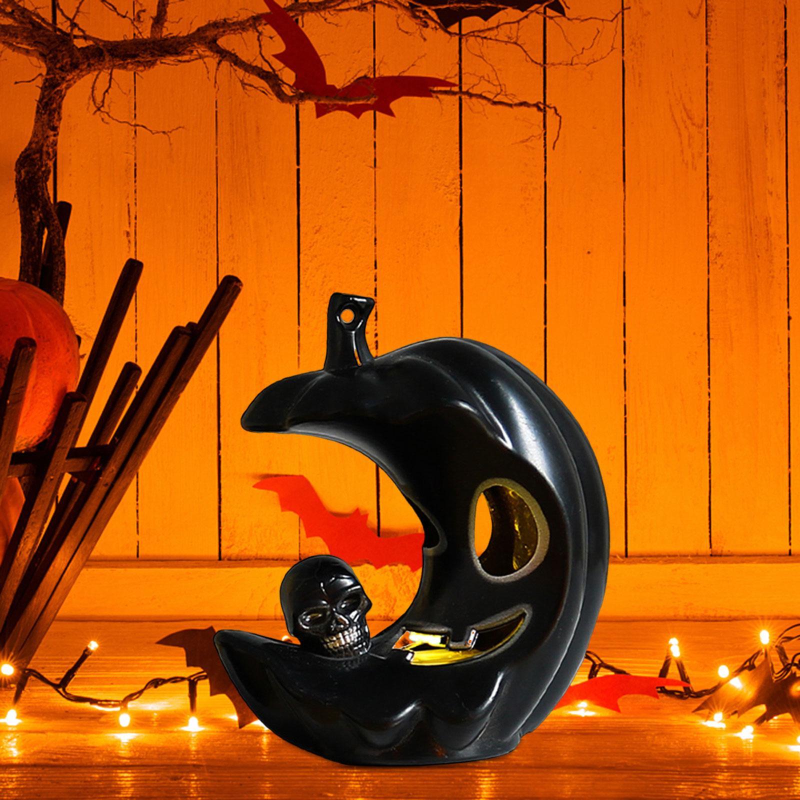 Halloween Moon Pumpkin Light Candle Light for Party Favor Dining Room