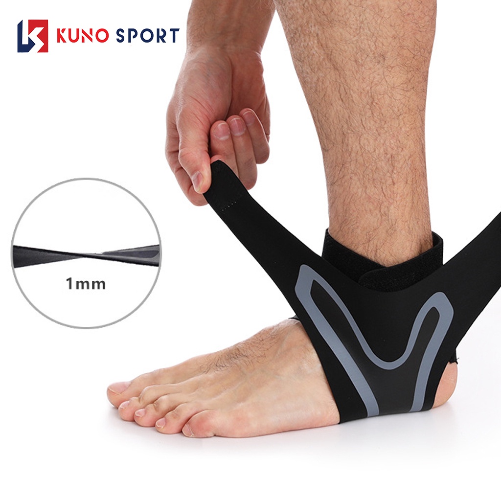 Băng Quấn Bảo Vệ Cổ Chân Mắt Cá Chân KUNO SPORT Đai Bảo Vệ Cổ Chân Đá Bóng Chơi Thể Thao Chạy Bộ