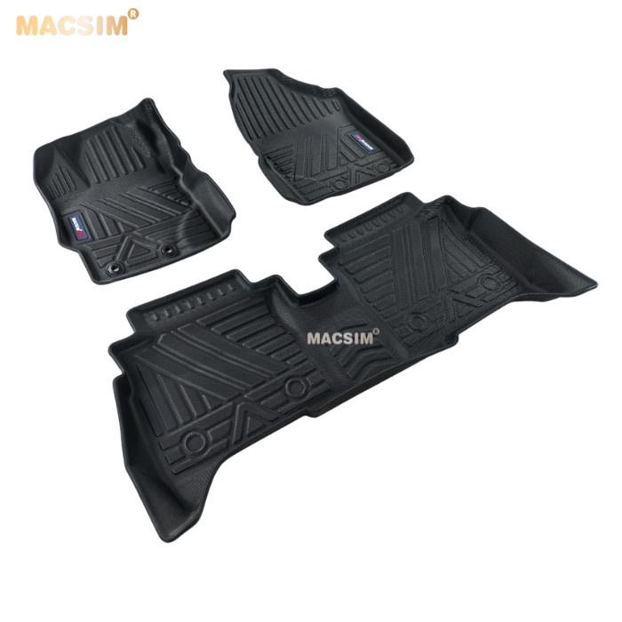Thảm lót sàn xe ô tô Toyota vios 2008-2013 qd Nhãn hiệu Macsim chất liệu nhựa TPV cao cấp