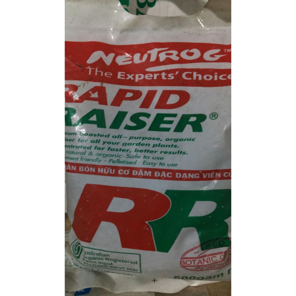 PHÂN HỮU CƠ TAN CHẬM RAPID RAISER GÓI 500GR