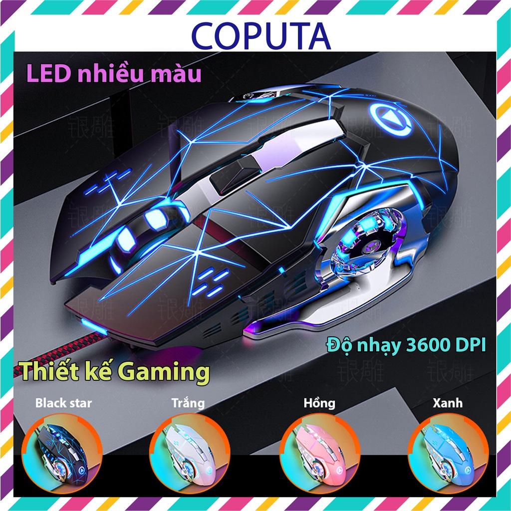 Chuột máy tính Gaming Coputa chuột máy tính laptop có dây G15