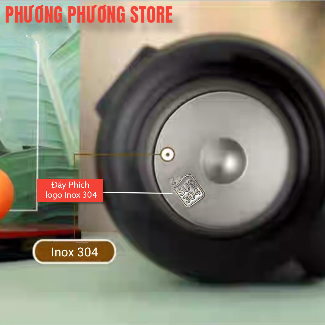 ( HÀNG CAO CẤP ) PHÍCH, BÌNH GIỮ NHIỆT NÓNG LANH 48 H / PHÍCH, BÌNH GIỮ NHIỆT TRAVEL POT CÁCH NHIỆT 6 LỚP INOX 304 CAO CẤP DT 2.0 LÍT