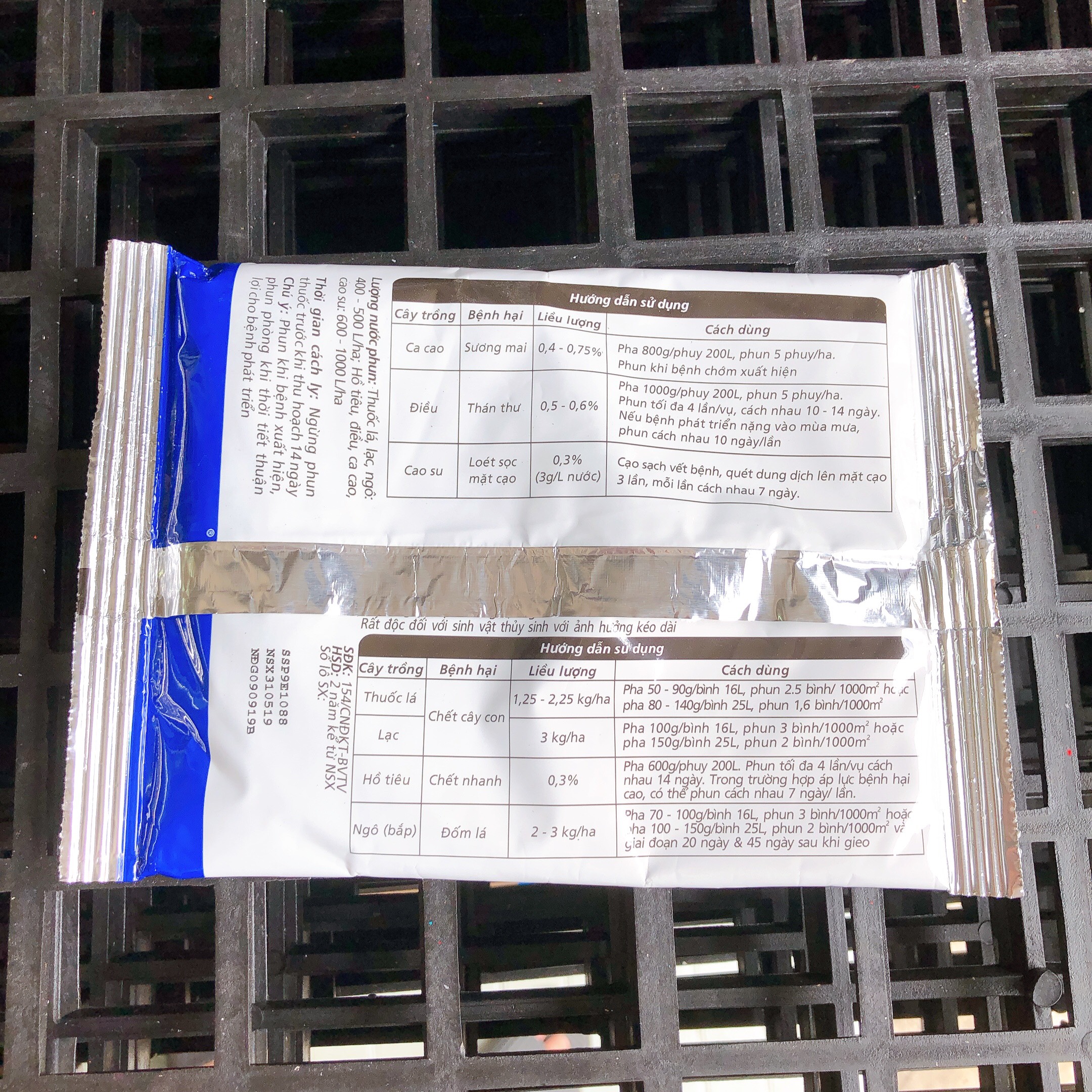 RIDOMIL GOLD 68WP GÓI 100GR CHỐNG THỐI NHŨN, CÁC BỆNH TRÊN CÂY