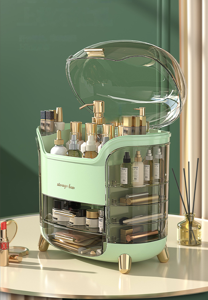 Hộp Đựng Mỹ Phẩm Trang Trí Cosmetic Box Transparent