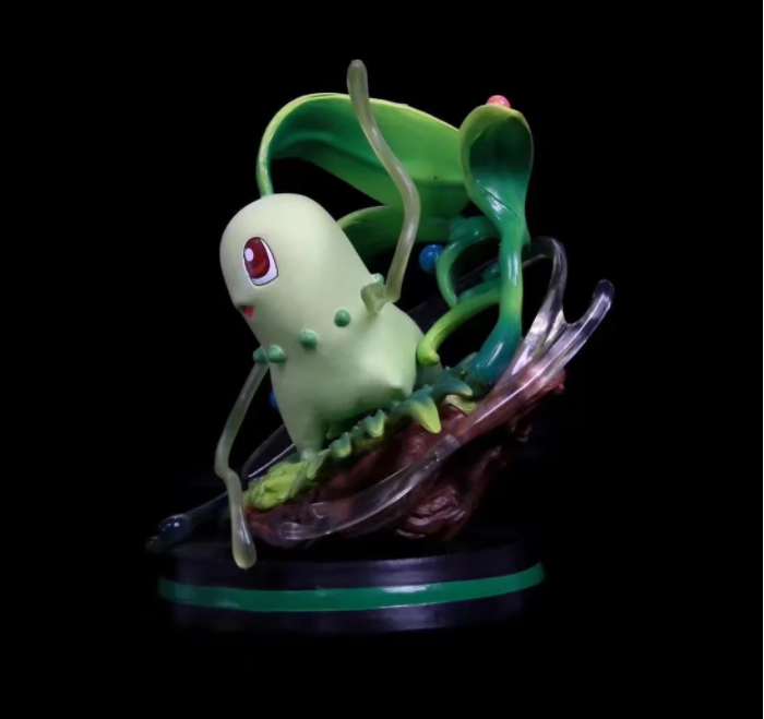 Mô hình Pokemon Chikorita Cúc dại cỏ lá