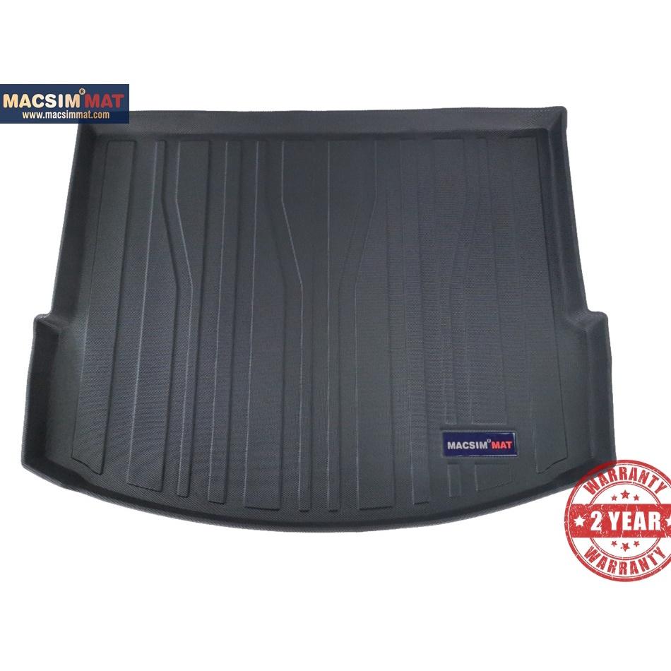 Thảm lót cốp xe ô tô LANDROVER Discovery 7 chỗ nhãn hiệu Macsim chất liệu TPV cao cấp màu đen