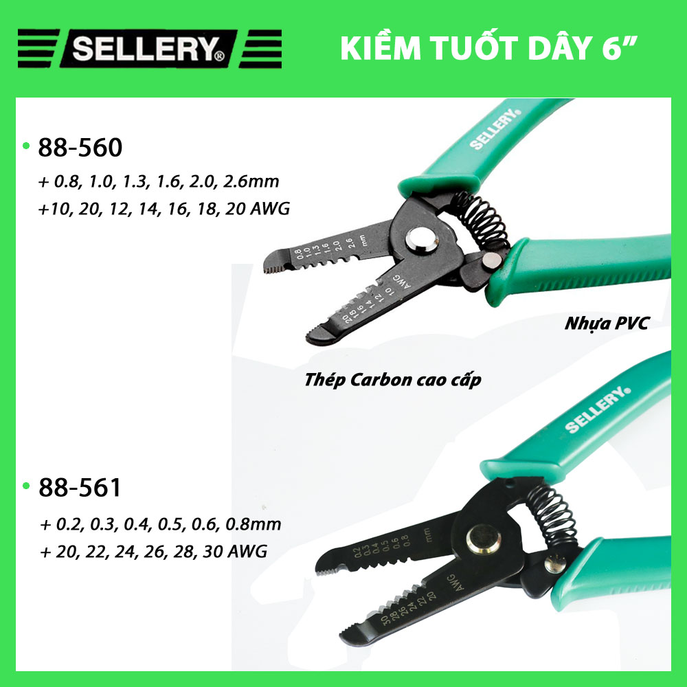 KÌM TUỐT DÂY 6&quot; SELLERY