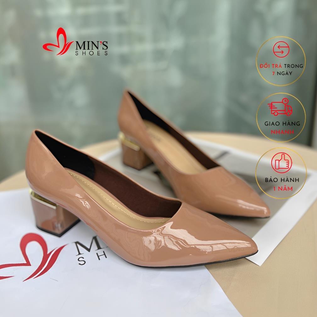 Hàng chất lượng Min's Shoes - Giày Gót Vuông V201