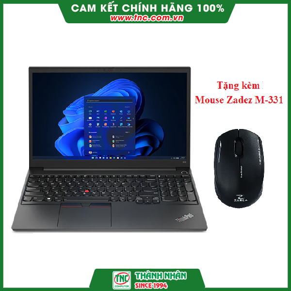 Laptop Lenovo ThinkPad E15 Gen 4 21E600CMVA (Đen) - Tặng  chuột Zadez M-331 - Hàng chính hãng