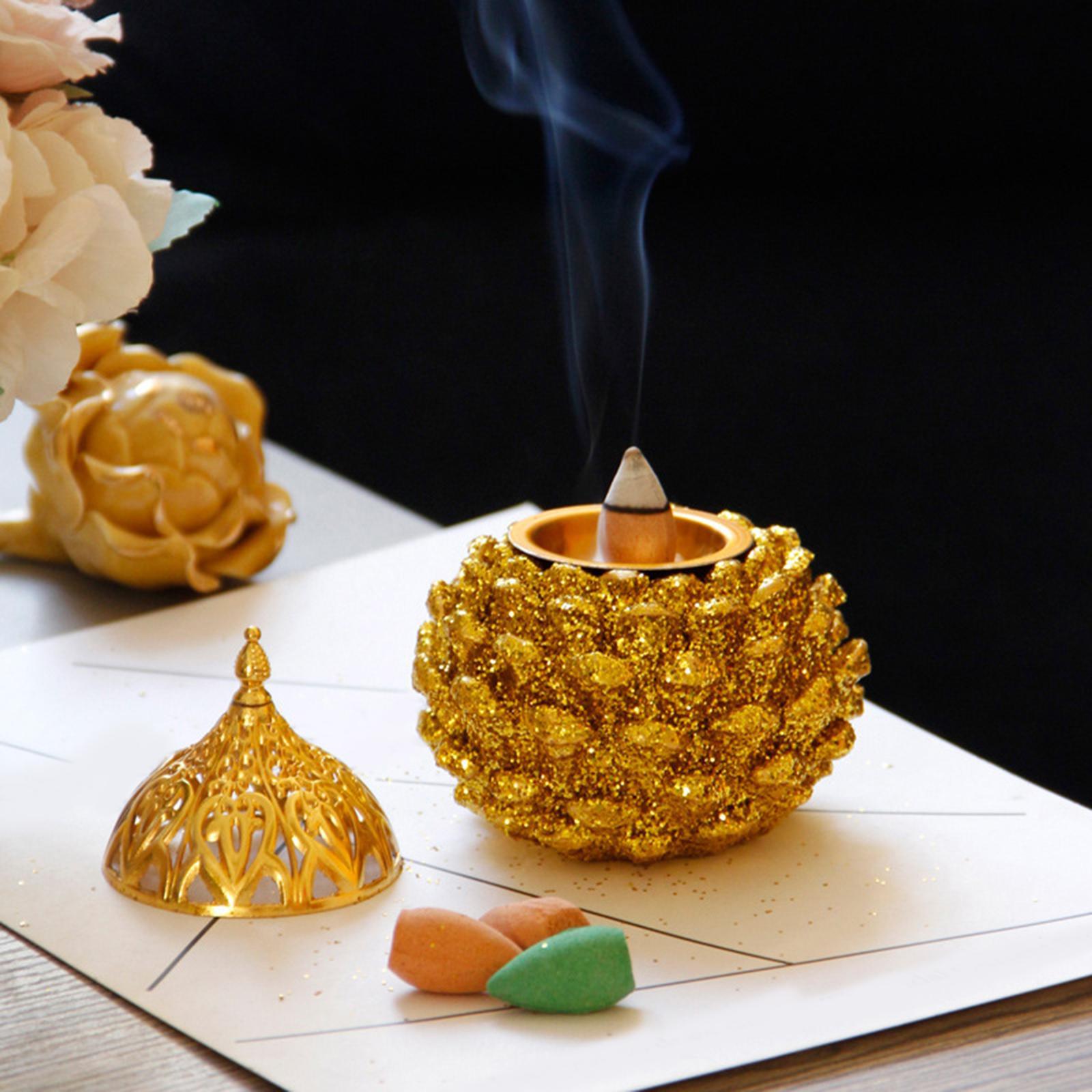 Smoke Backflow Incense Burner Incense Holder Stand for Teahouse Decoration Toilet