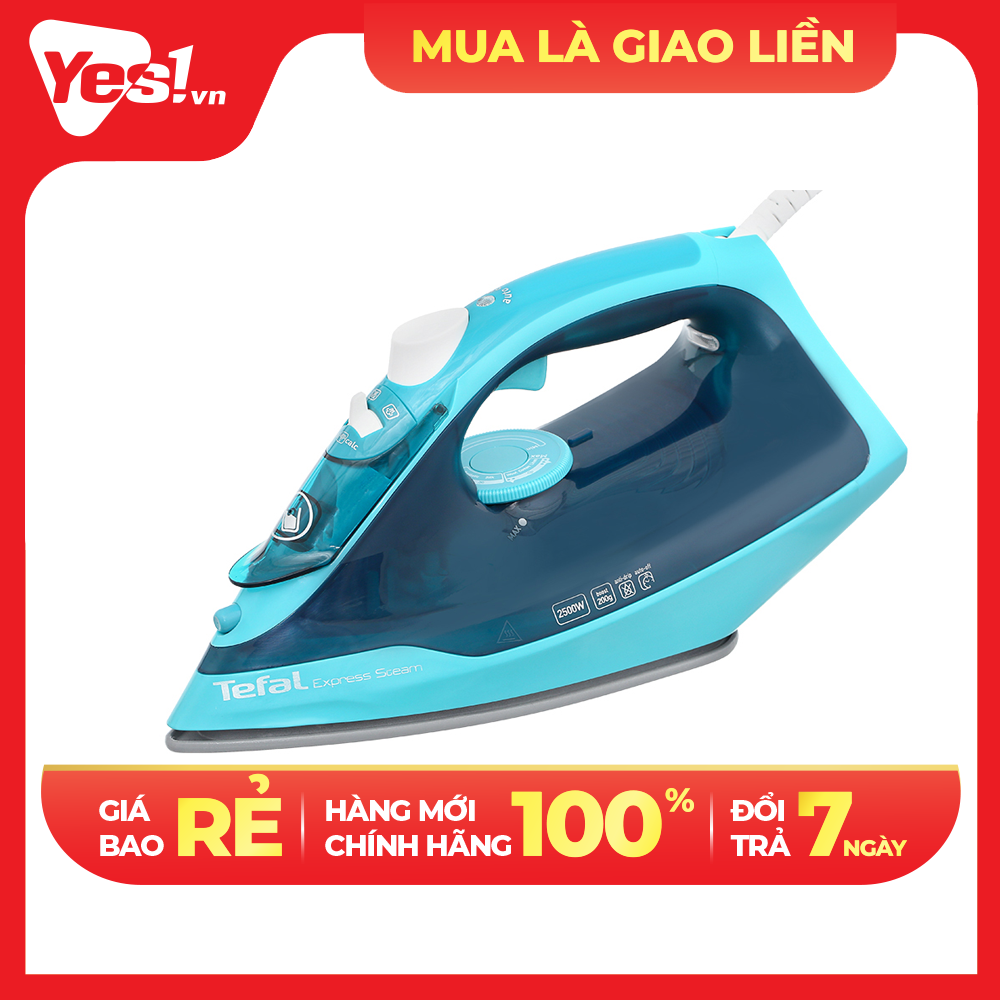 Bàn ủi hơi nước Tefal Express Steam FV2867E0 - Hàng Chính Hãng - Chỉ Giao Hồ Chí Minh