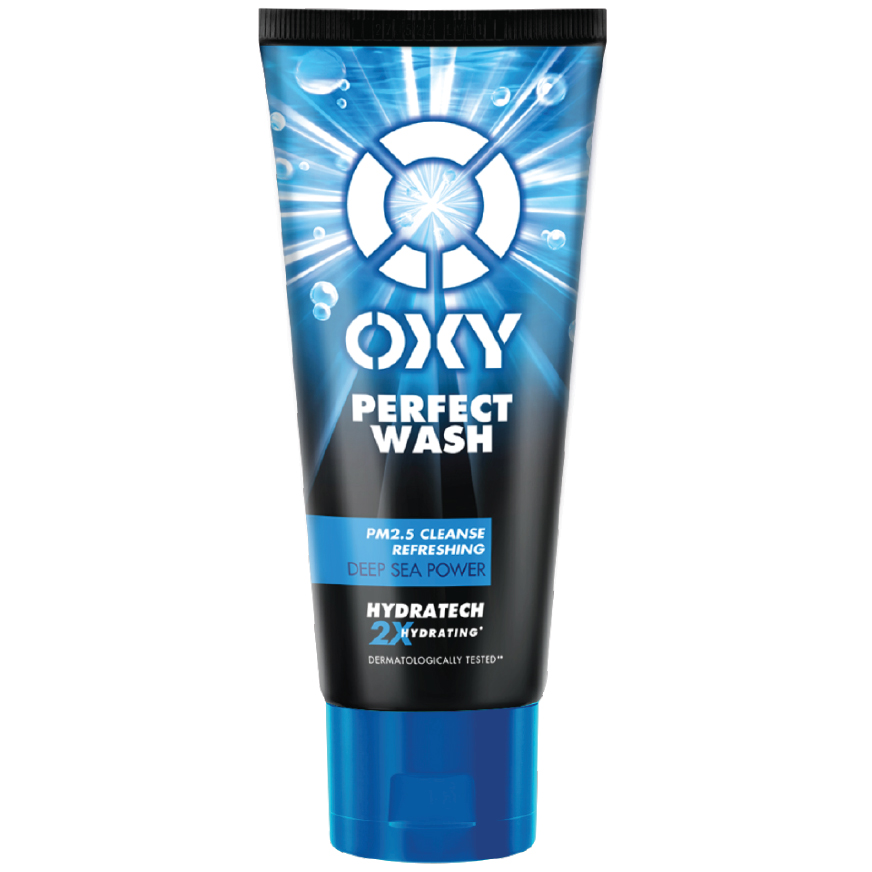 Kem Rửa Mặt Sạch Nhờn Mát Lạnh Oxy Perfect Wash