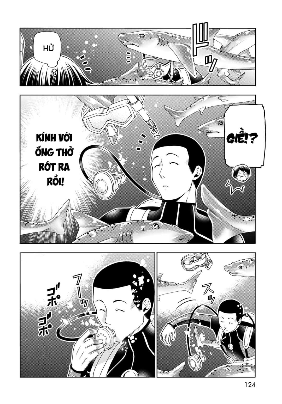 cô gái thích lặn - grand blue chapter 81 31