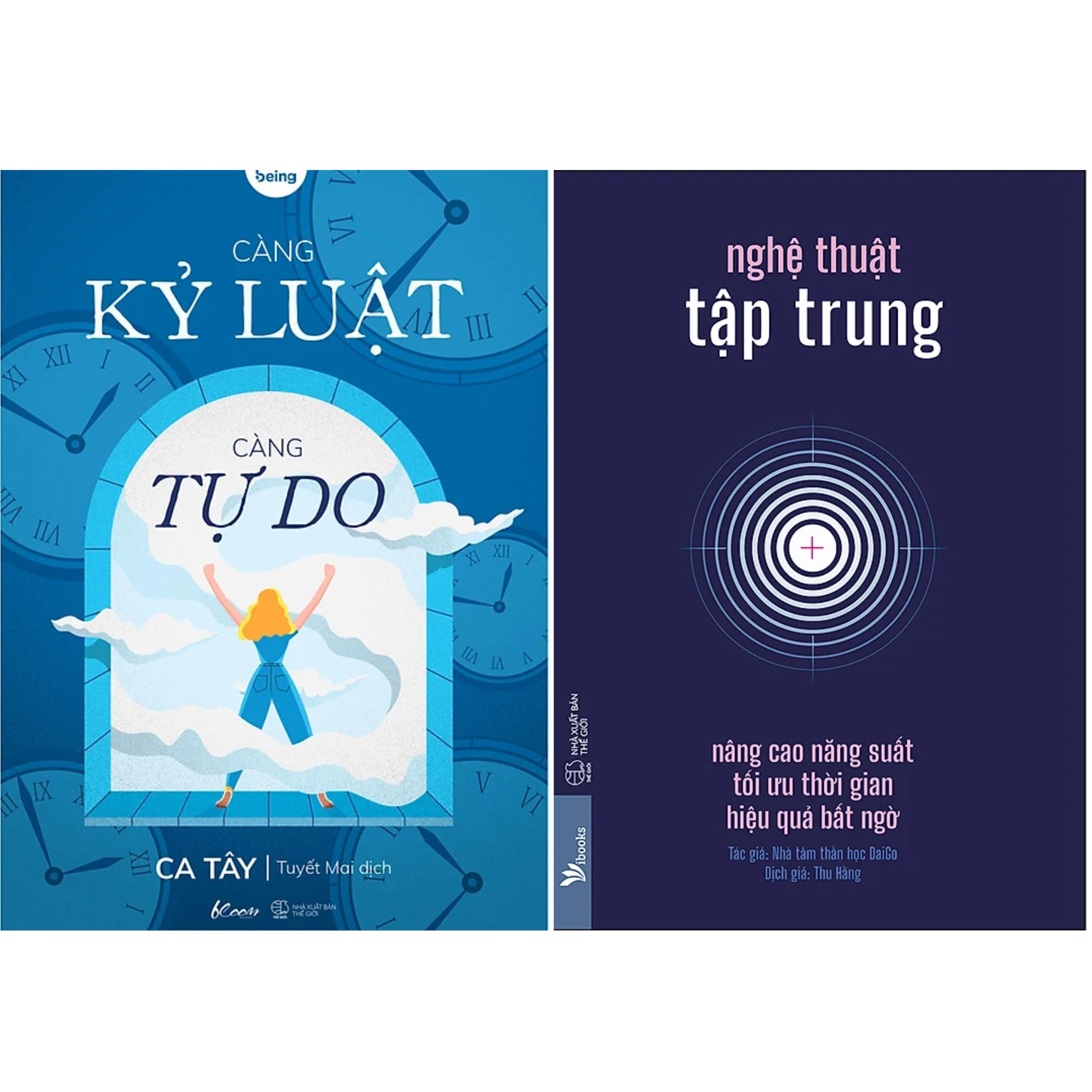 Combo 2Q: Càng Kỷ Luật, Càng Tự Do + Nghệ Thuật Tập Trung - Nâng Cao Năng Suất, Tối Ưu Thời Gian, Hiệu Quả Bất Ngờ