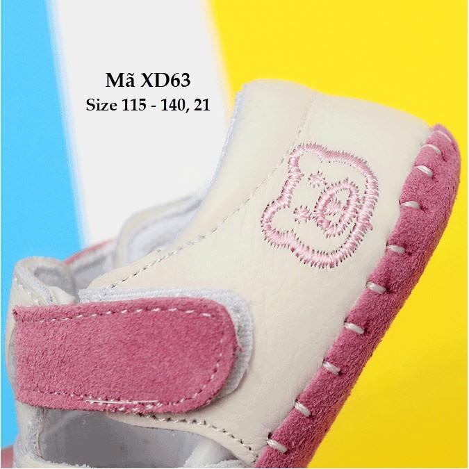 Dép tập đi cho bé - Sandal bé gái tập đi - Giày tập đi XD63