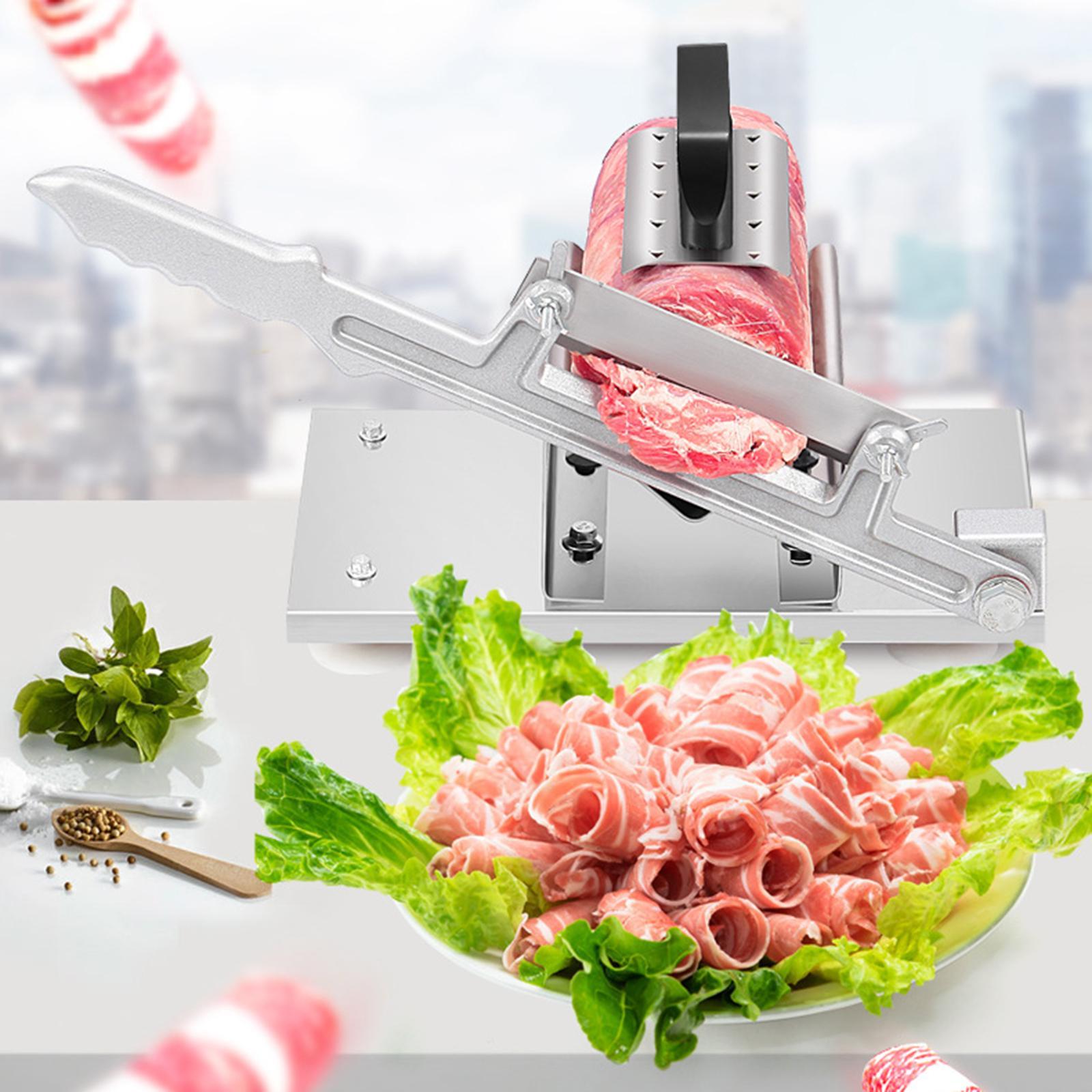 Manual Frozen Meat Slicer Beef Mutton Roll Slicer for Home Cooking Hot Pot