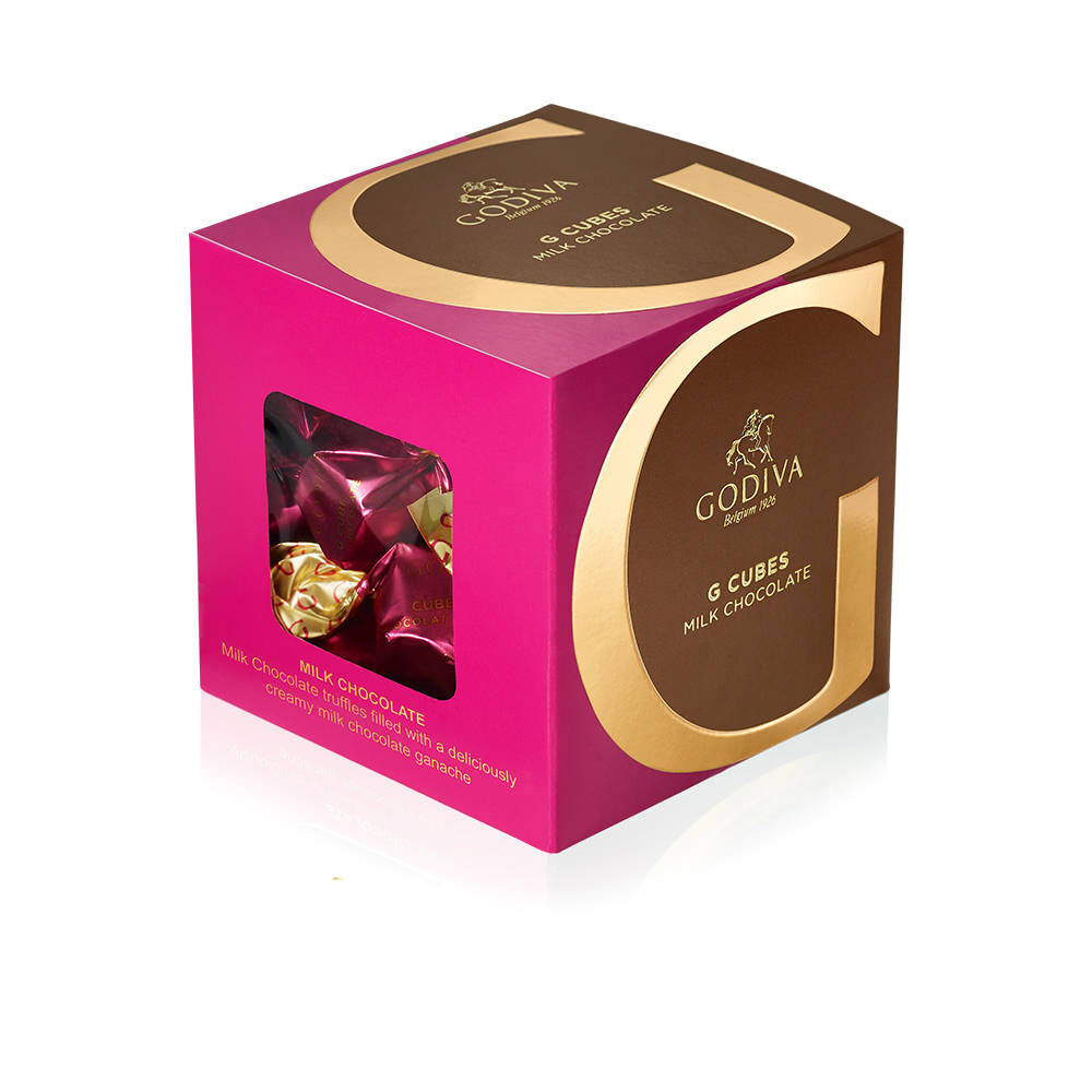 Chocolate GODIVA ngon nhất thế giới G Cubes : Hộp quà tặng 22 cái vị Milk Chocolate
