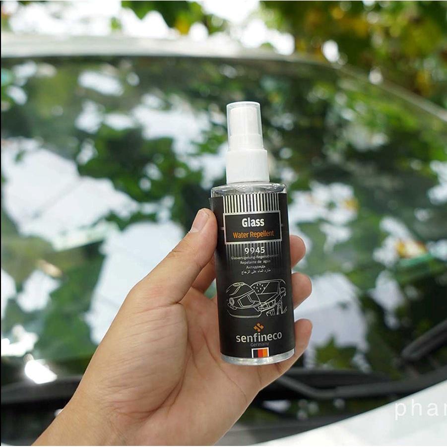 Chai Xịt Phủ Nano Chống Nước Kính Senfineco Glass Water Repellent 9945 - 100ml