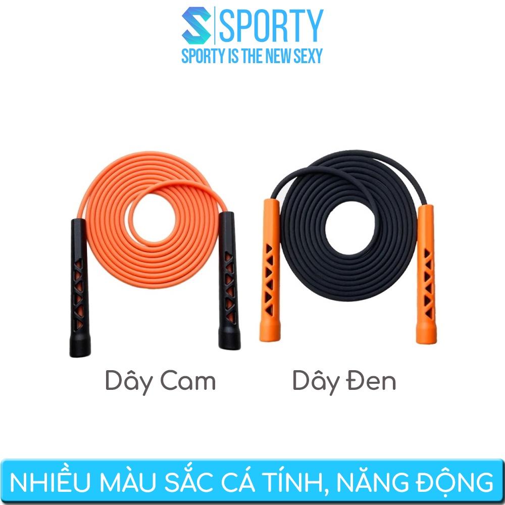 Dây Nhảy Tốc Độ WARRIOR Thương Hiệu SPORTY, Hỗ Trợ Tập Thể Lực, Thể Dục, Giảm Cân Có Thể Điều Chỉnh Độ Dài