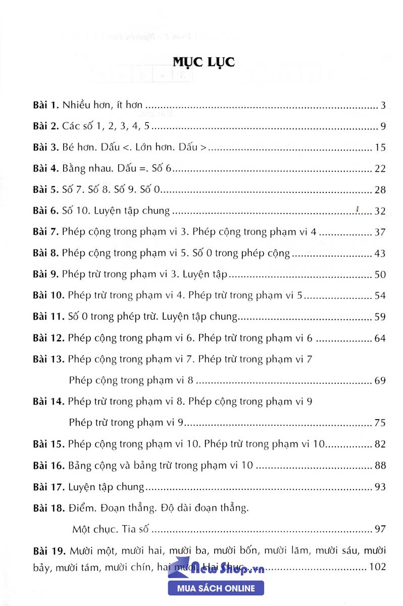 ĐỂ HỌC GIỎI TOÁN 1 _KV