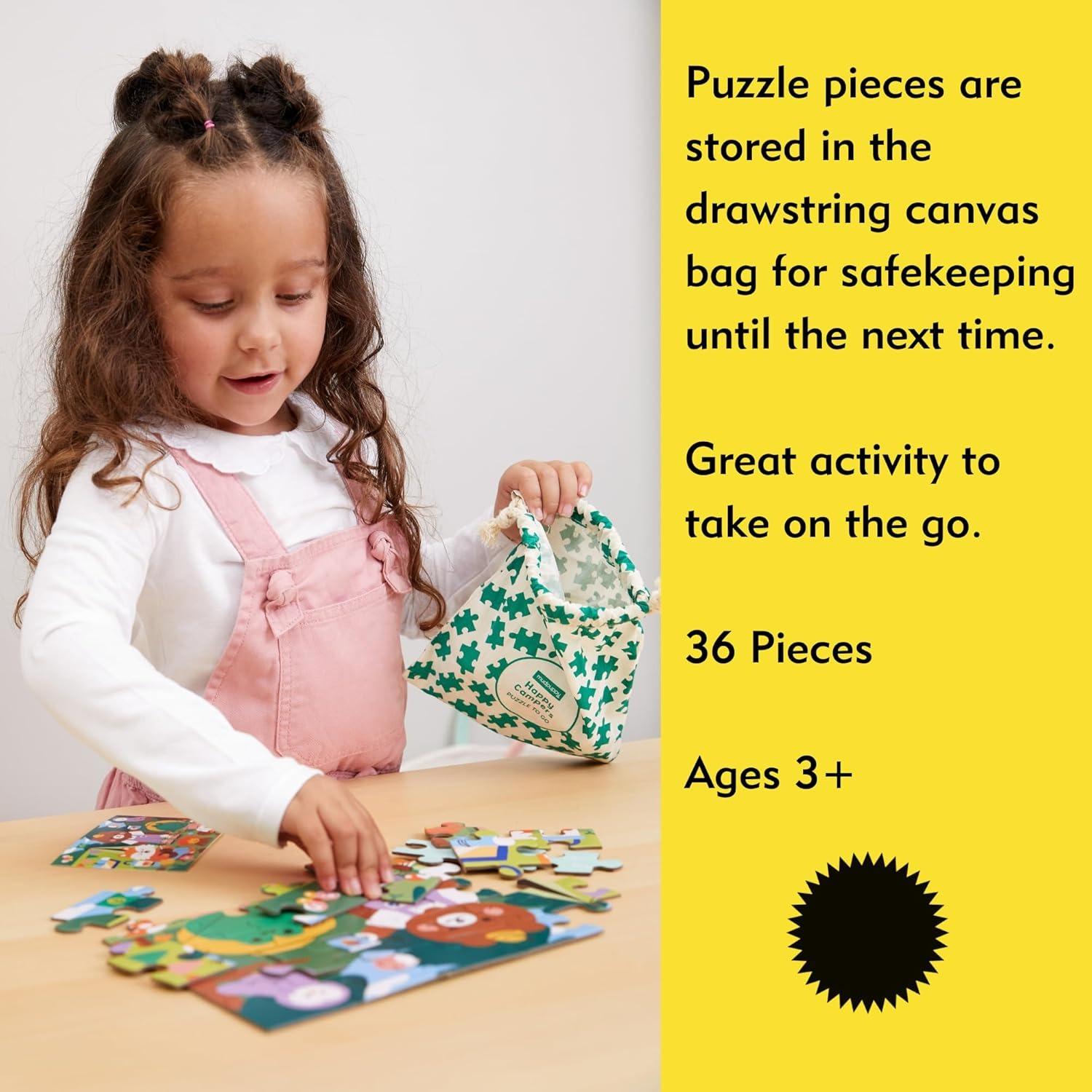 Sách ngoại văn: Happy Campers 36 Piece Puzzle To Go