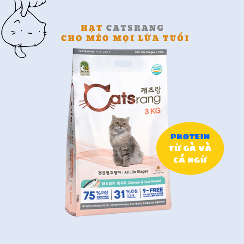 THỨC ĂN CHO MÈO MỌI LỨA TUỔI CATSRANG 3KG