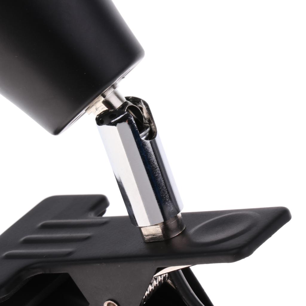 E27 Pet Reptile Heating Light UVA UVB Bulb Clamp Lamp Holder EU Plug