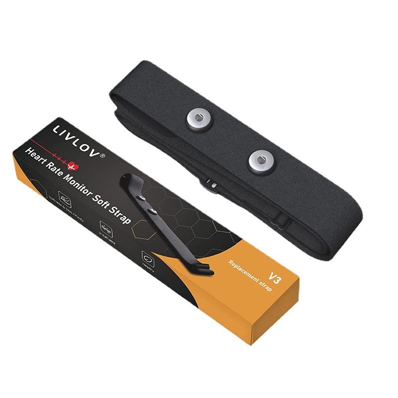 Livlov theo dõi nhịp tim dây đeo ngực USB LI-ion cảm biến nhịp tim Belt Color: V8