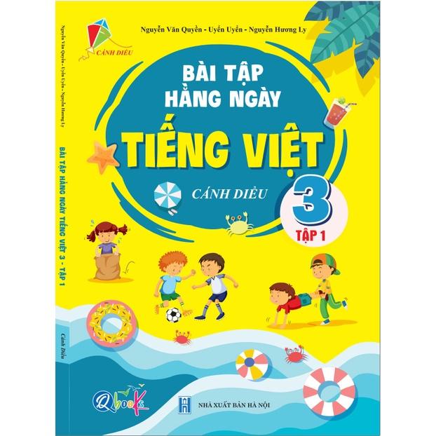 Sách - Combo Bài Tập Hằng Ngày Toán và Tiếng Việt 3 - Tập 1 - Cánh Diều (2 cuốn)