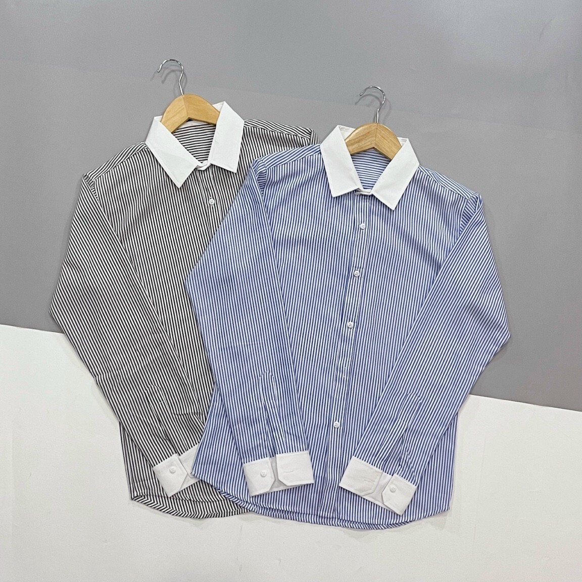 Áo Sơ Mi Nam Dài Tay , Sơ Mi Nam Cao Cấp Kiểu Dáng Phong Cách Hàn Quốc OBOK Fashion mẫu mới MS45
