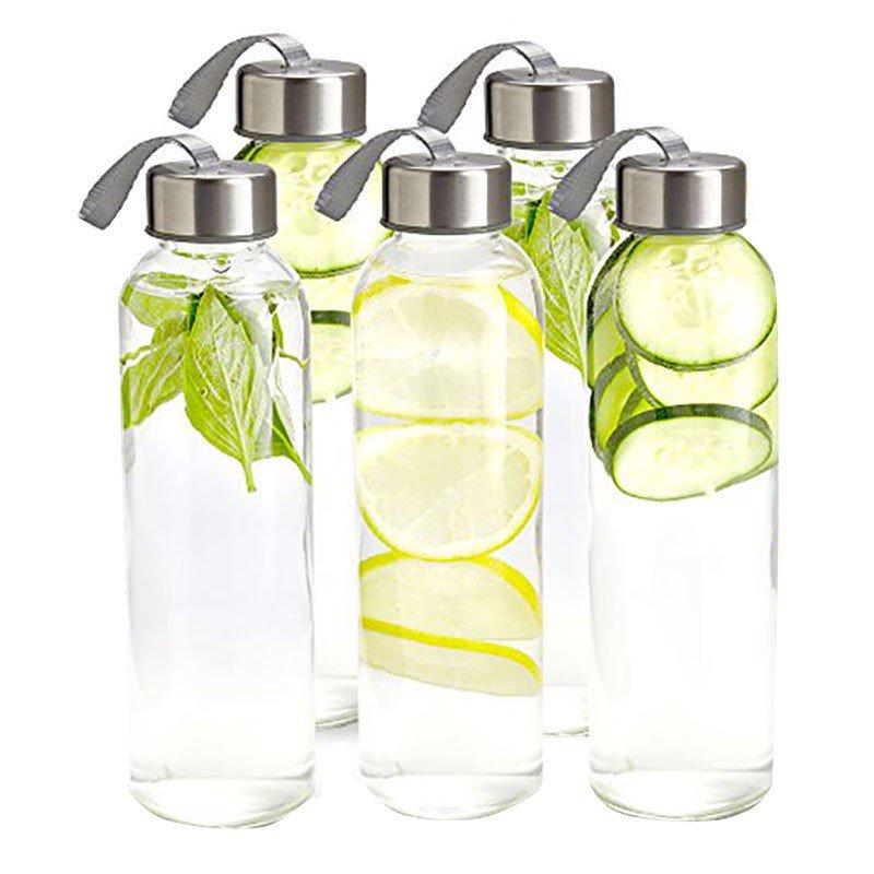 Bình nước thủy tinh Detox 500ml