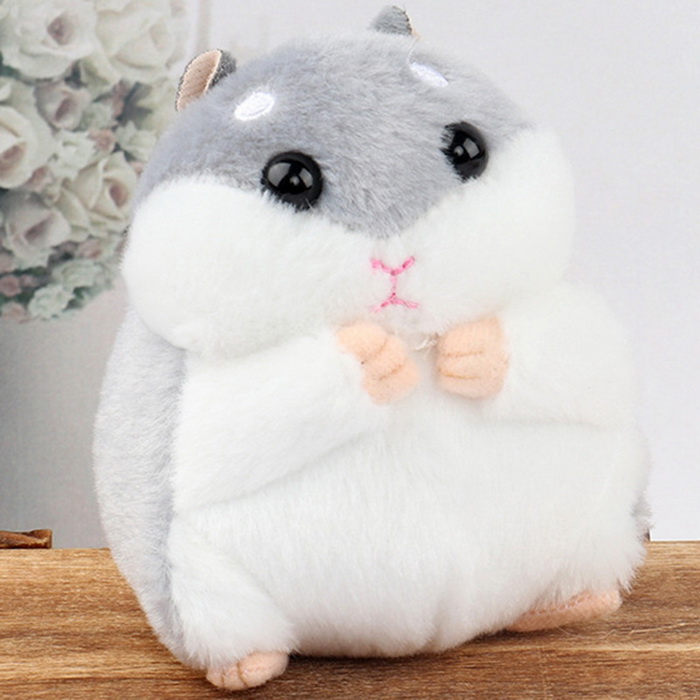 Móc khóa chuột Hamster dễ thương V.3, Móc khóa hình chuột Hamster siêu đáng yêu màu sắc dễ thương - Màu ngẫu nhiên