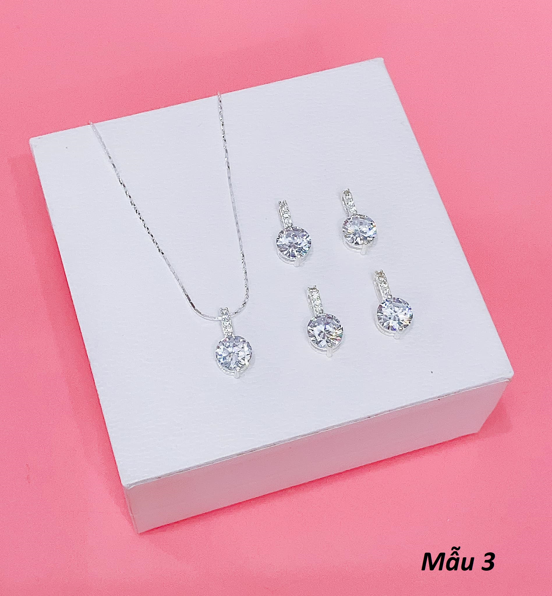 Dây chuyền nữ kèm mặt chất liệu bạc s925 MS091
