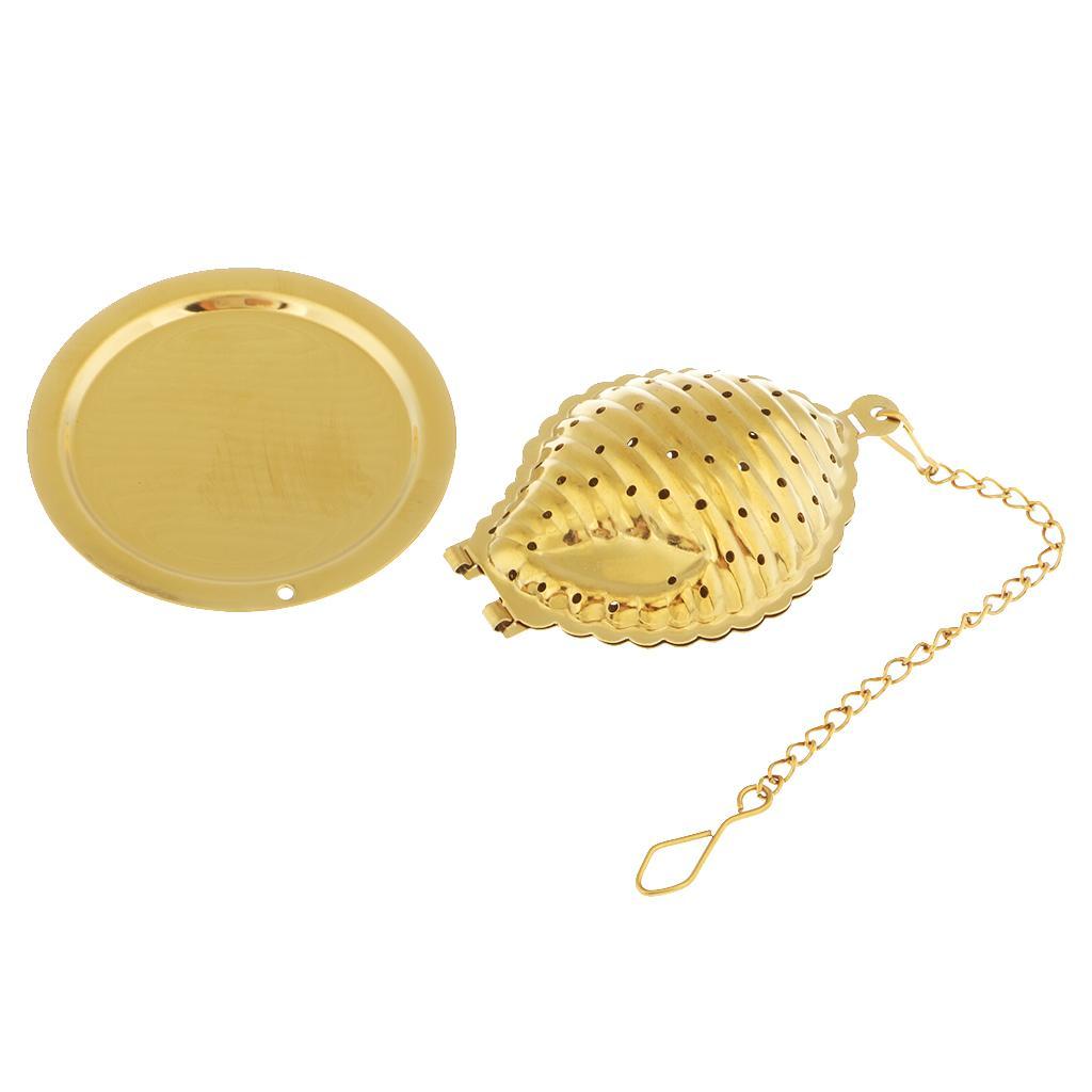 Conch Model Stainless Steel Tea Infuser Mesh Strainer Filter Kitchen Tools