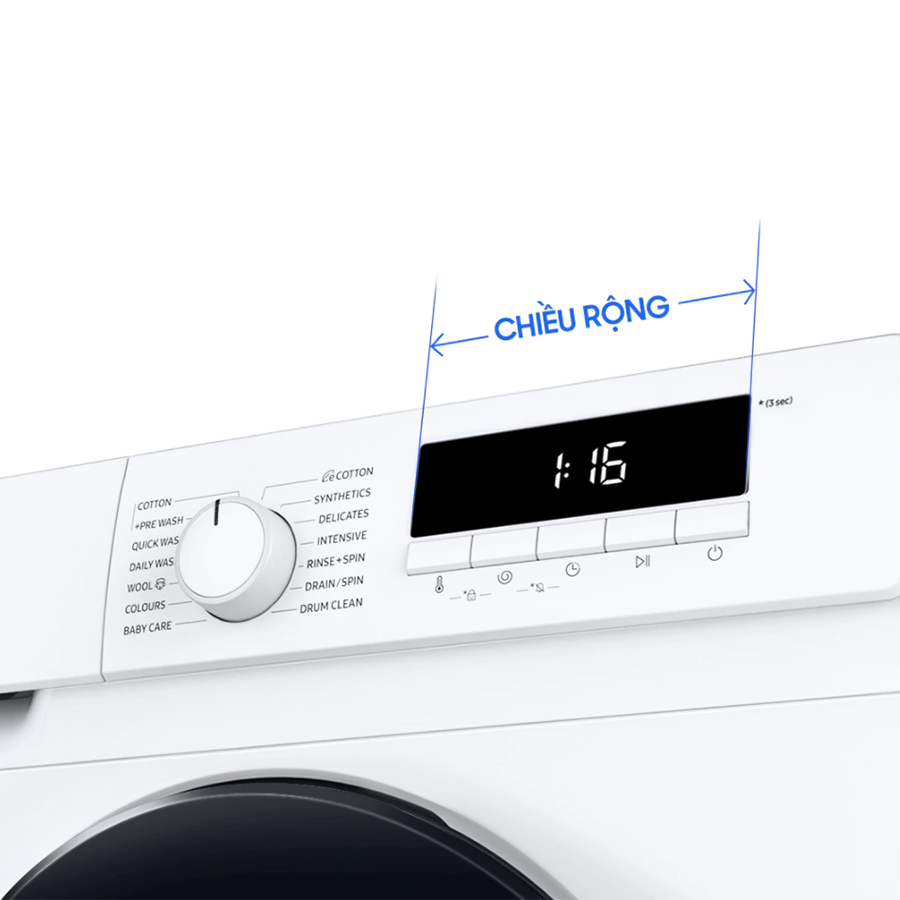 Máy giặt Samsung Inverter 8 kg WW80T3020WW - Chỉ giao HCM