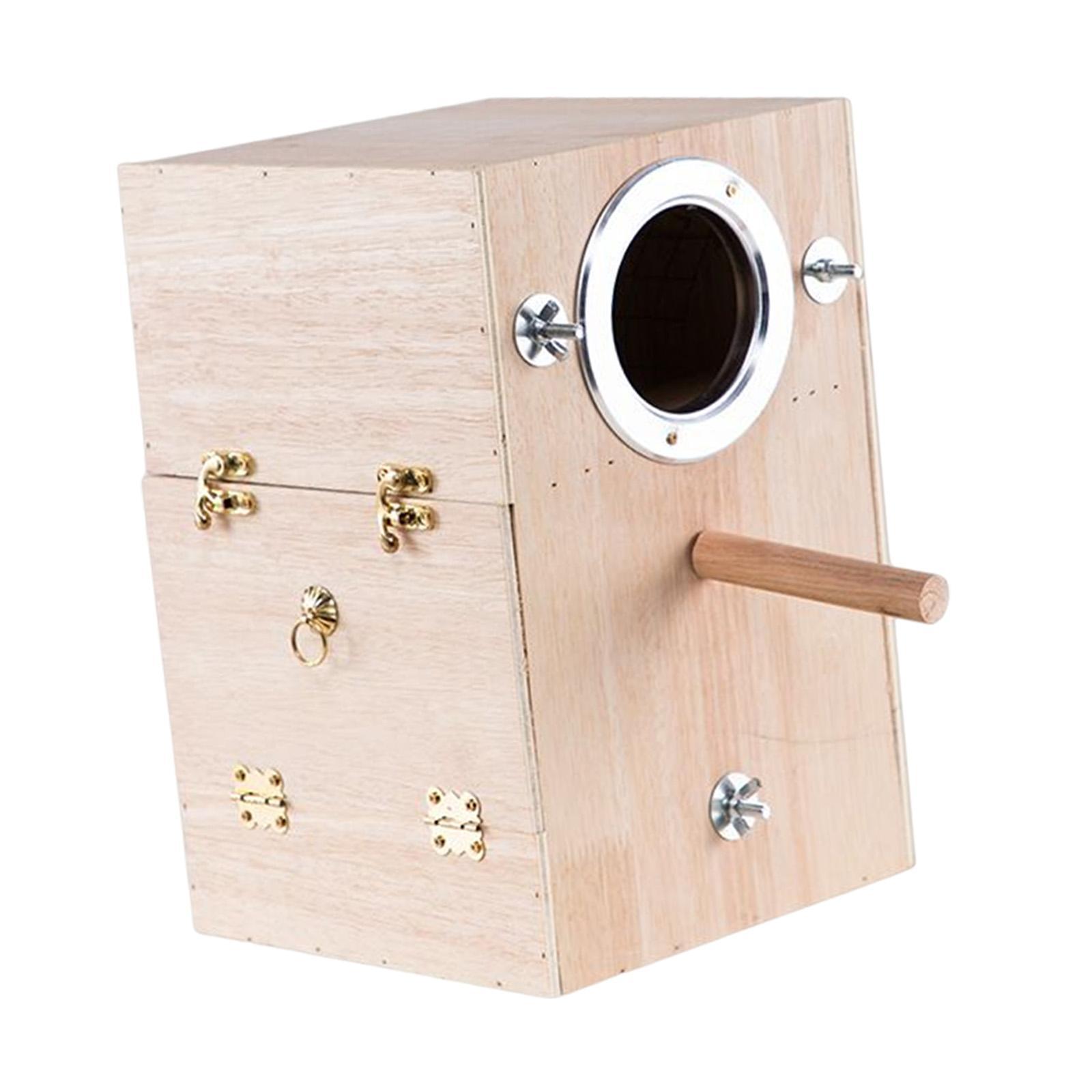 Parrot Breeding Box Parakeet  Bird House Hatching for Lovebirds