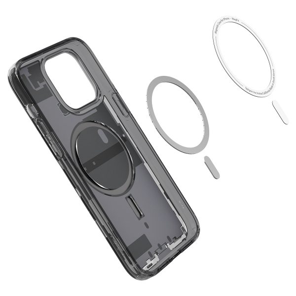 ỐP lưng Spigen Ultra Hybrid Zero One Magfit cho iPhone 14 Pro Max - Thiết kế tỉ mỉ, chống sốc, hỗ trợ sạc không dây, chống bẩn, viền camera cao - Hàng chính hãng