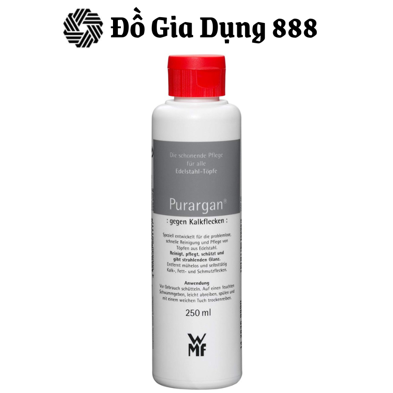 Dung Dịch Tẩy Rửa Xoong Nồi WMF Purargan, Nước Vệ Sinh Xoong Nồi, Dung Tích 250ml - Nhập Đức