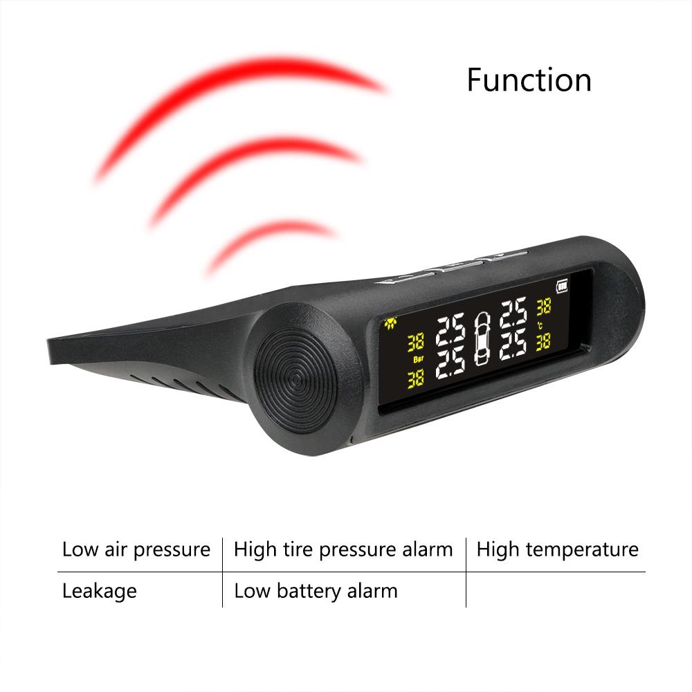 Hệ thống giám sát áp suất lốp xe hơi TPMS màn hình LCD kỹ thuật số
