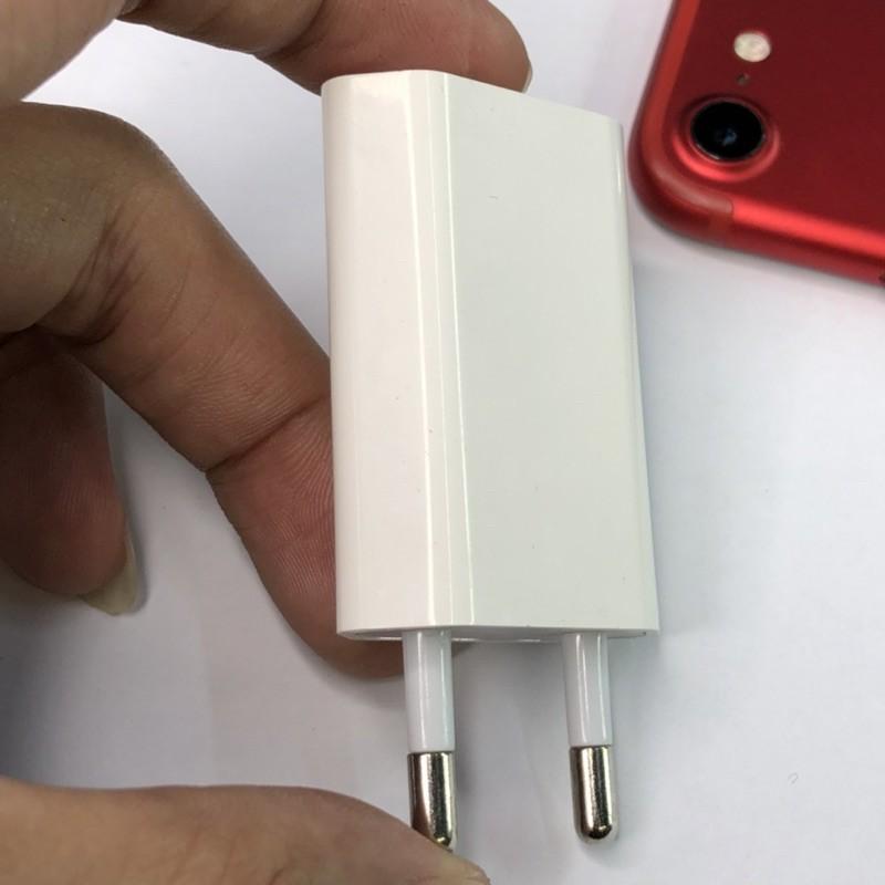 Combo bộ sạc iphone củ dài Fc20, cóc và cáp xạc nhanh cho iphone ipad cóc sạt dẹp 5W tiêu chuẩn Apple EU, dây dài 1m KLH