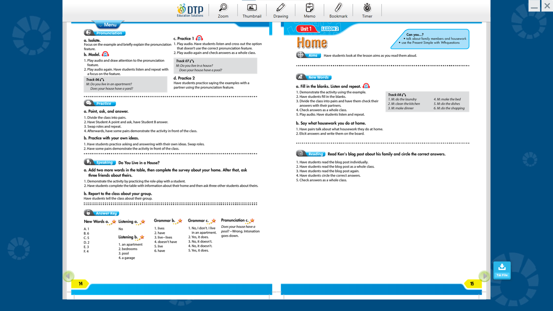 Tiếng Anh 6 i-Learn Smart World Sách giáo viên điện tử