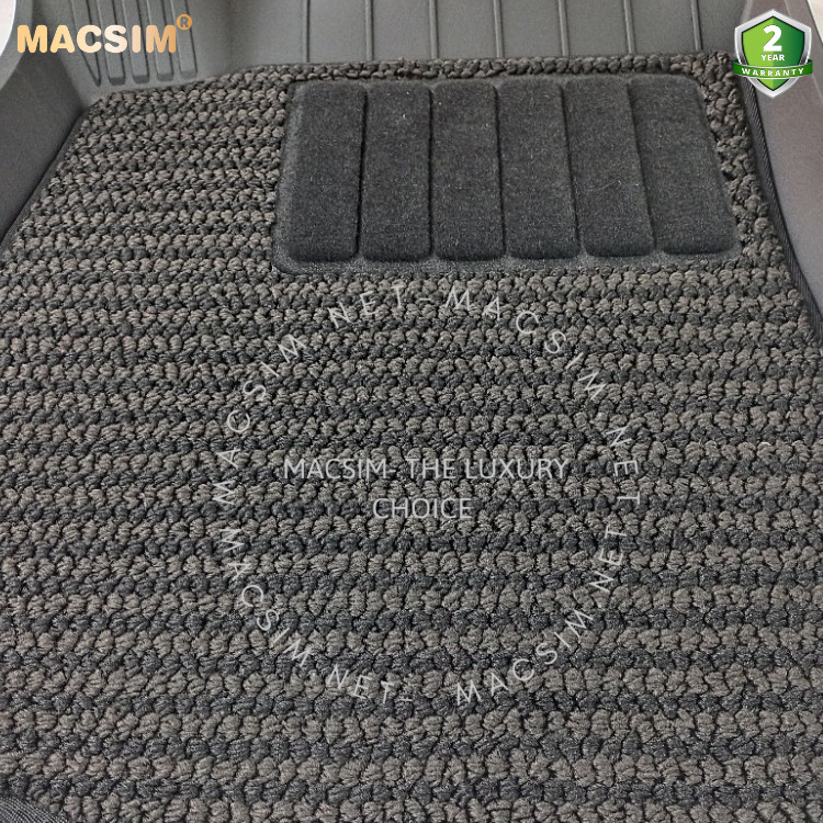 Thảm lót sàn ô tô 2 lớp cao cấp dành cho xe Mercedes Benz GLS 2020-2022 nhãn hiệu Macsim 3w