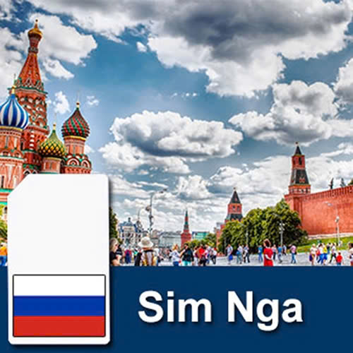 Sim du lịch Nga tùy chọn ngày /data linh hoạt  tại Nga theo phân loại tùy chọn hàng nhập khẩu